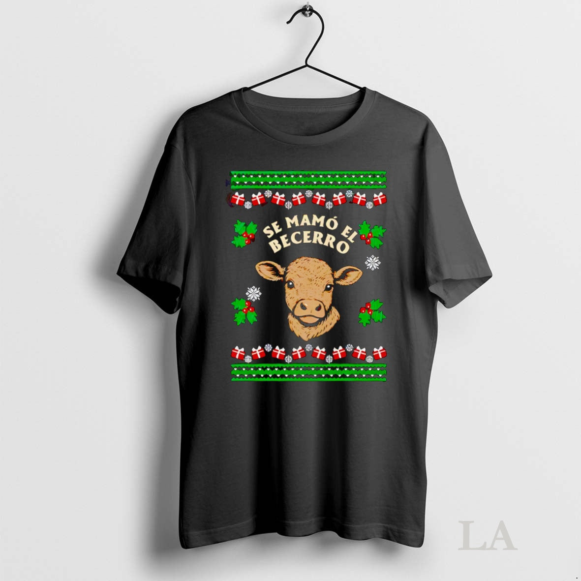 Original Se Mamo El Becerro Christmas Shirt Hoodie Sweatshirt | PurePodTees.com