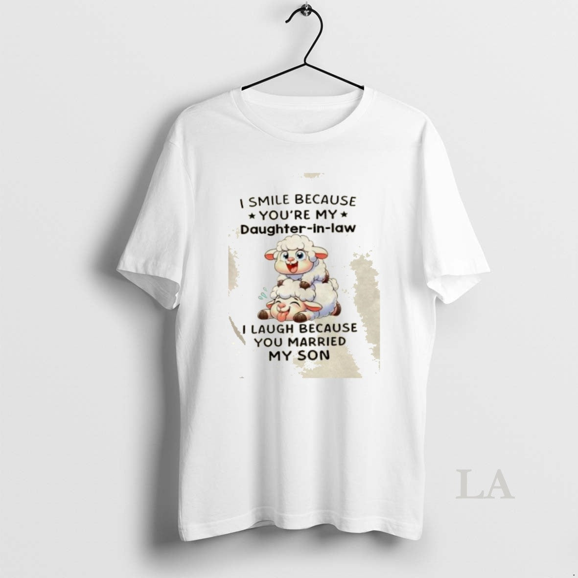 Original Sheep I Smile Because Youre My Daughter In Law I Laugh Because You Married Shirt Hoodie Sweatshirt | PurePodTees.com