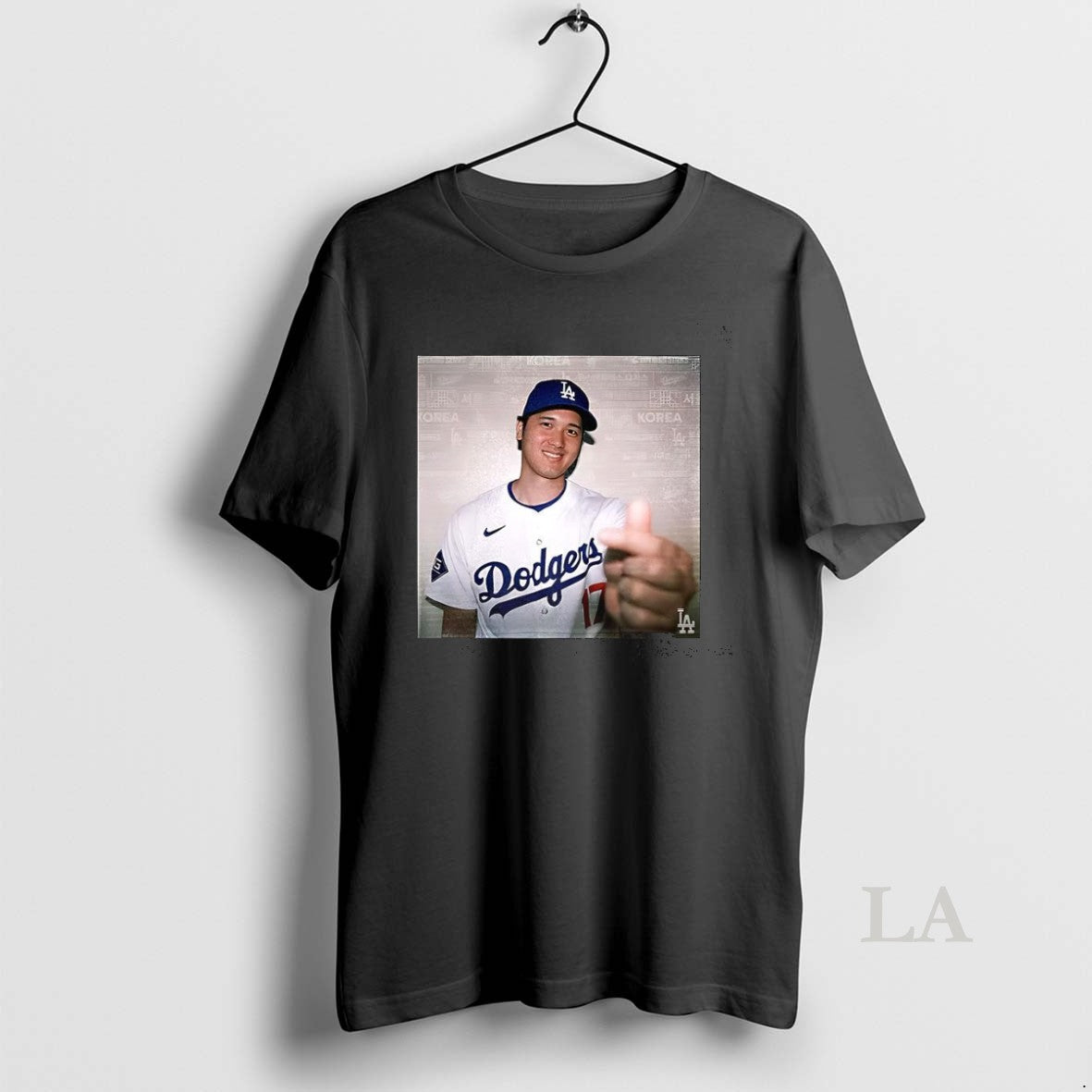 Original Shohei Ohtani Los Angeles Dodgers World Series 2025 Champions Finger Heart Shirt Hoodie Sweatshirt | PurePodTees.com