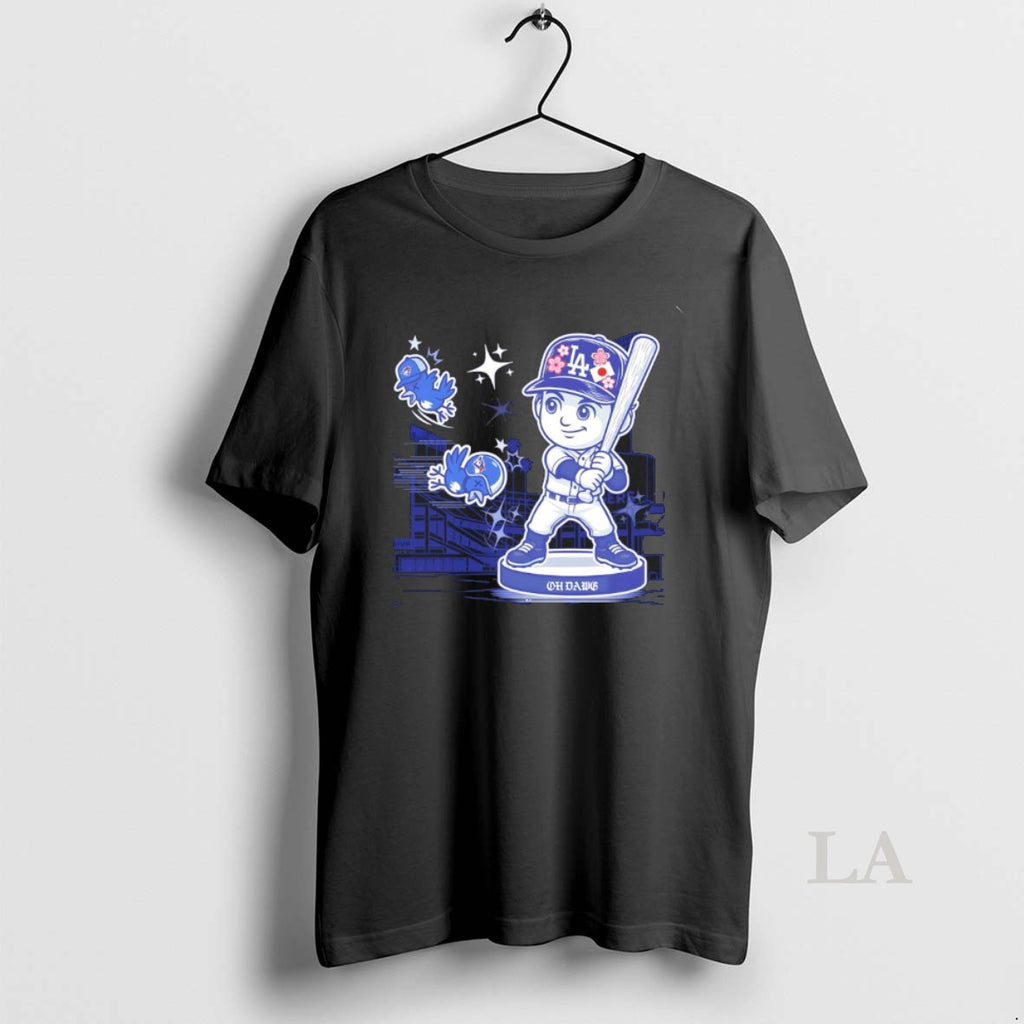Original Shohei Ohtani Los Angeles Dodgers Beat Toronto Blue Jays Cartoon Shirt Hoodie Sweatshirt | PurePodTees.com