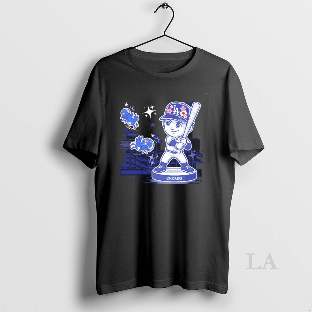 Original Shohei Ohtani Los Angeles Dodgers Beat Toronto Blue Jays Cartoon Shirt Hoodie Sweatshirt | PurePodTees.com