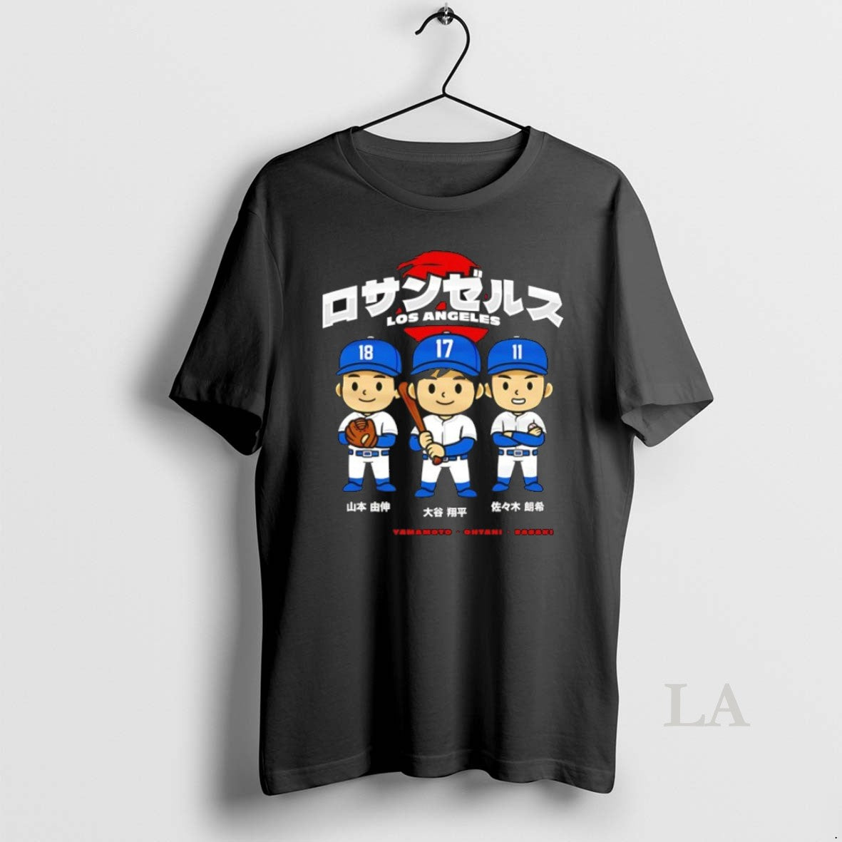 Original Shohei Ohtani Los Angeles Dodgers Chibi Anime Shirt Hoodie Sweatshirt | PurePodTees.com
