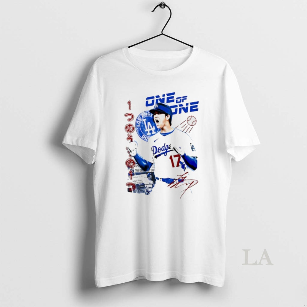 Original Shohei Ohtani Los Angeles Dodgers One Of One Champions Shirt Hoodie Sweatshirt | PurePodTees.com