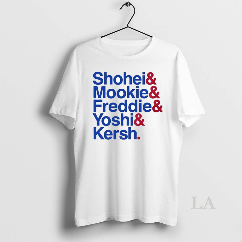 Original Shohei Ohtani Mookie Betts Freddie Freeman Yoshinobu Yamamoto Clayton Kershaw Players Ceramic Ceramic And Shirt...