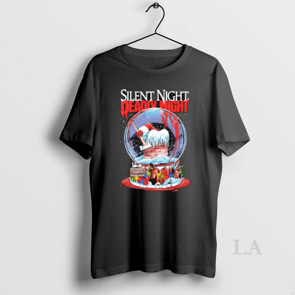 Original Silent Night Deadly Night Frozen In Fear Shirt Hoodie Sweatshirt | PurePodTees.com