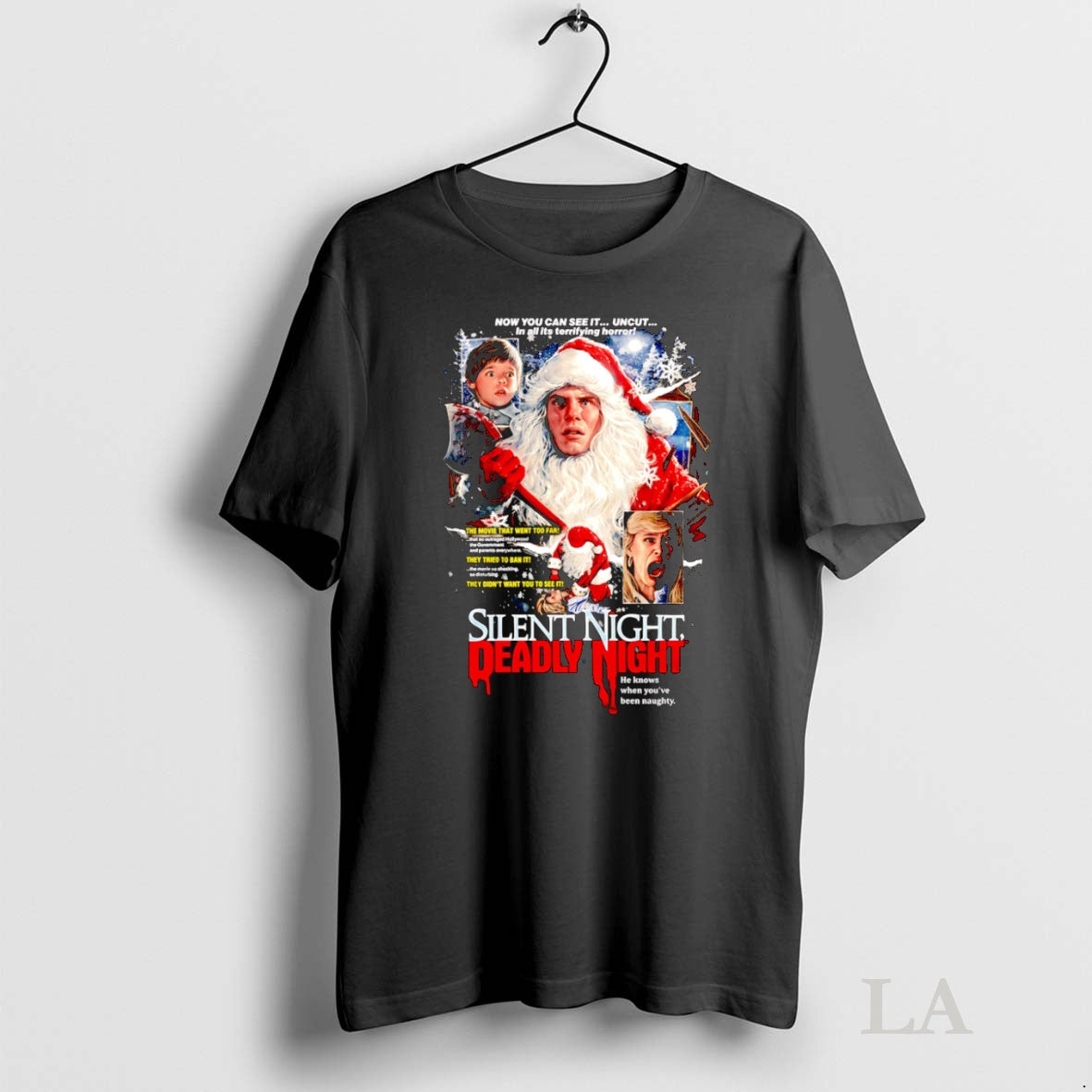 Original Silent Night Deadly Night Unholy Night Shirt Hoodie Sweatshirt | PurePodTees.com