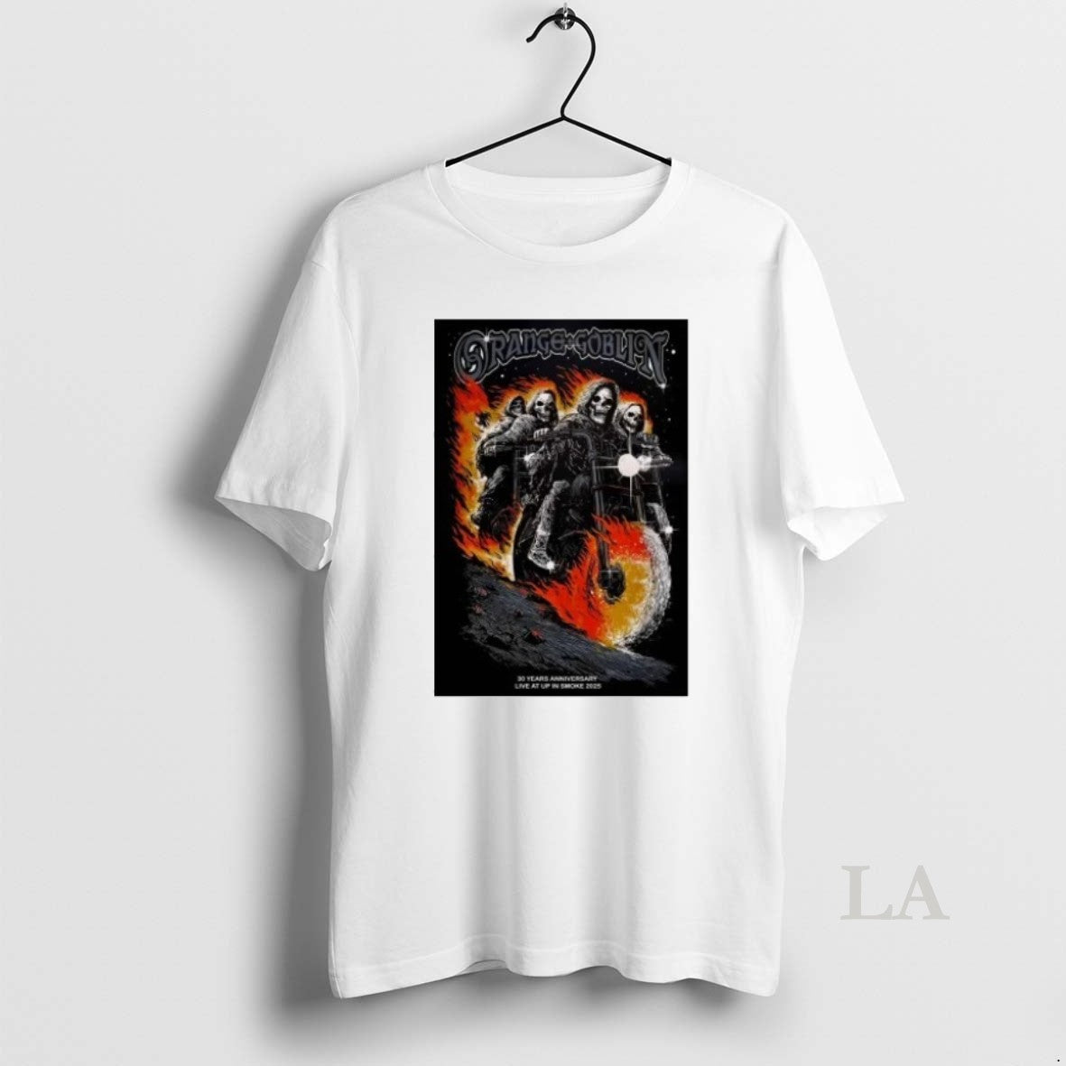 Original Skeleton Orange Goblin Live At Up In Smoke 2025 Concert Shirt Hoodie Sweatshirt | PurePodTees.com