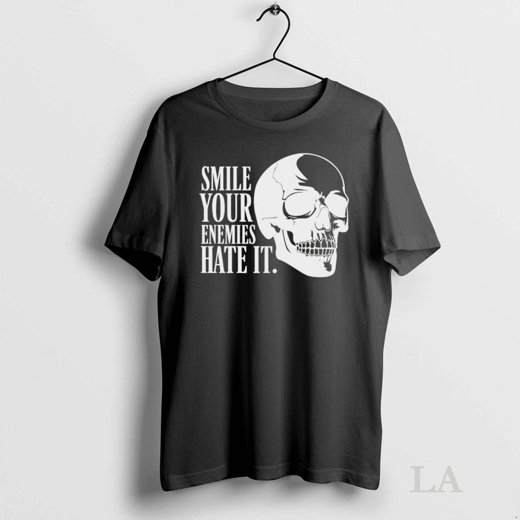 Original Smile Your Enemies Hate It Skull Shirt Hoodie Sweatshirt | PurePodTees.com