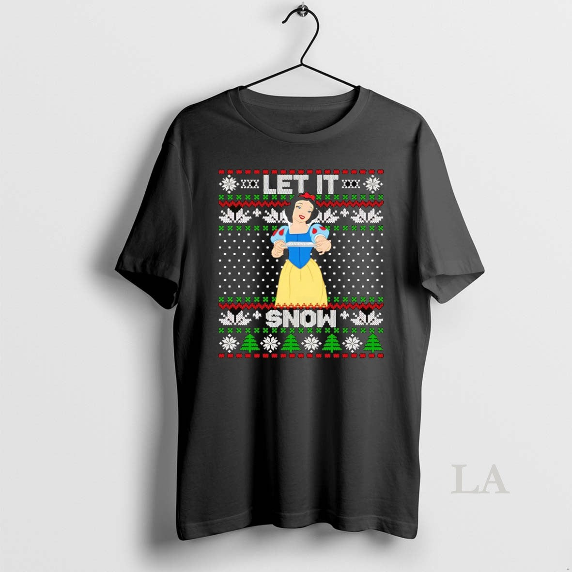 Original Snow White Let It Snow Ugly Christmas Shirt Hoodie Sweatshirt | PurePodTees.com