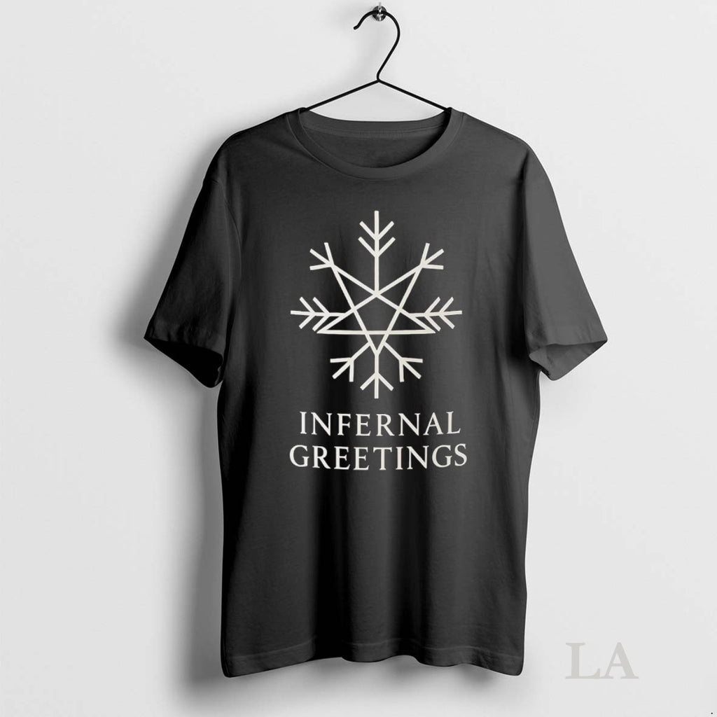 Original Snowflake Infernal Greetings Christmas Shirt Hoodie Sweatshirt | PurePodTees.com