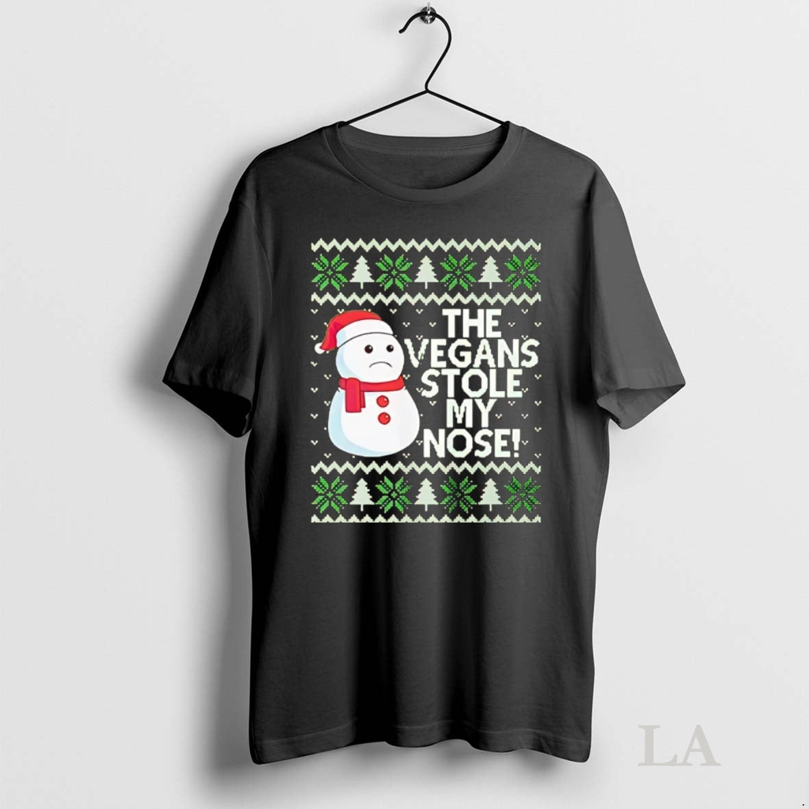 Original Snowman The Vegans Stole My Nose Christmas Shirt Hoodie Sweatshirt | PurePodTees.com