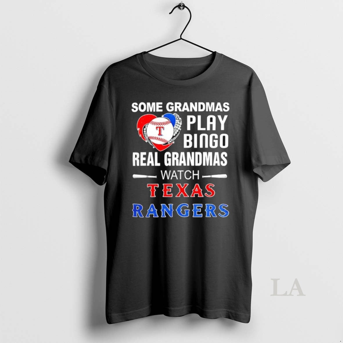 Original Some Grandmas Play Bingo Real Grandmas Watch Texas Rangers Shirt Hoodie Sweatshirt | PurePodTees.com