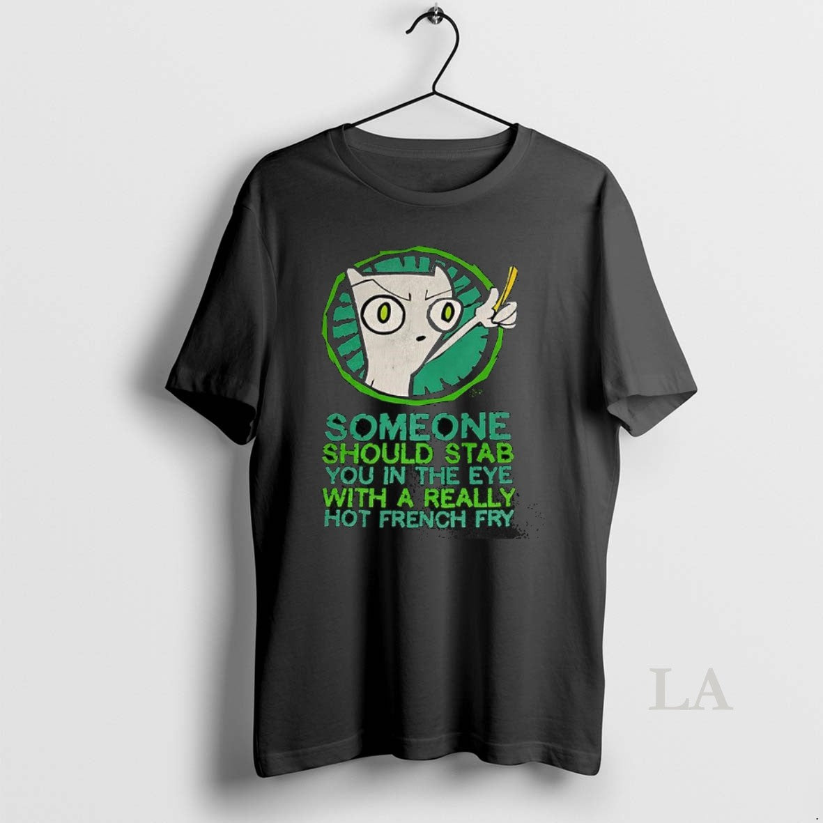 Original Someone Should Stab You In The Eye With A Really Hot French Fry Shirt Hoodie Sweatshirt | PurePodTees.com