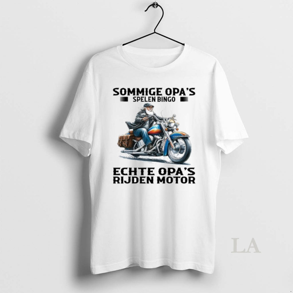 Original Sommige Opas Spelen Bingo Echte Opas Rijden Motor Shirt Hoodie Sweatshirt | PurePodTees.com