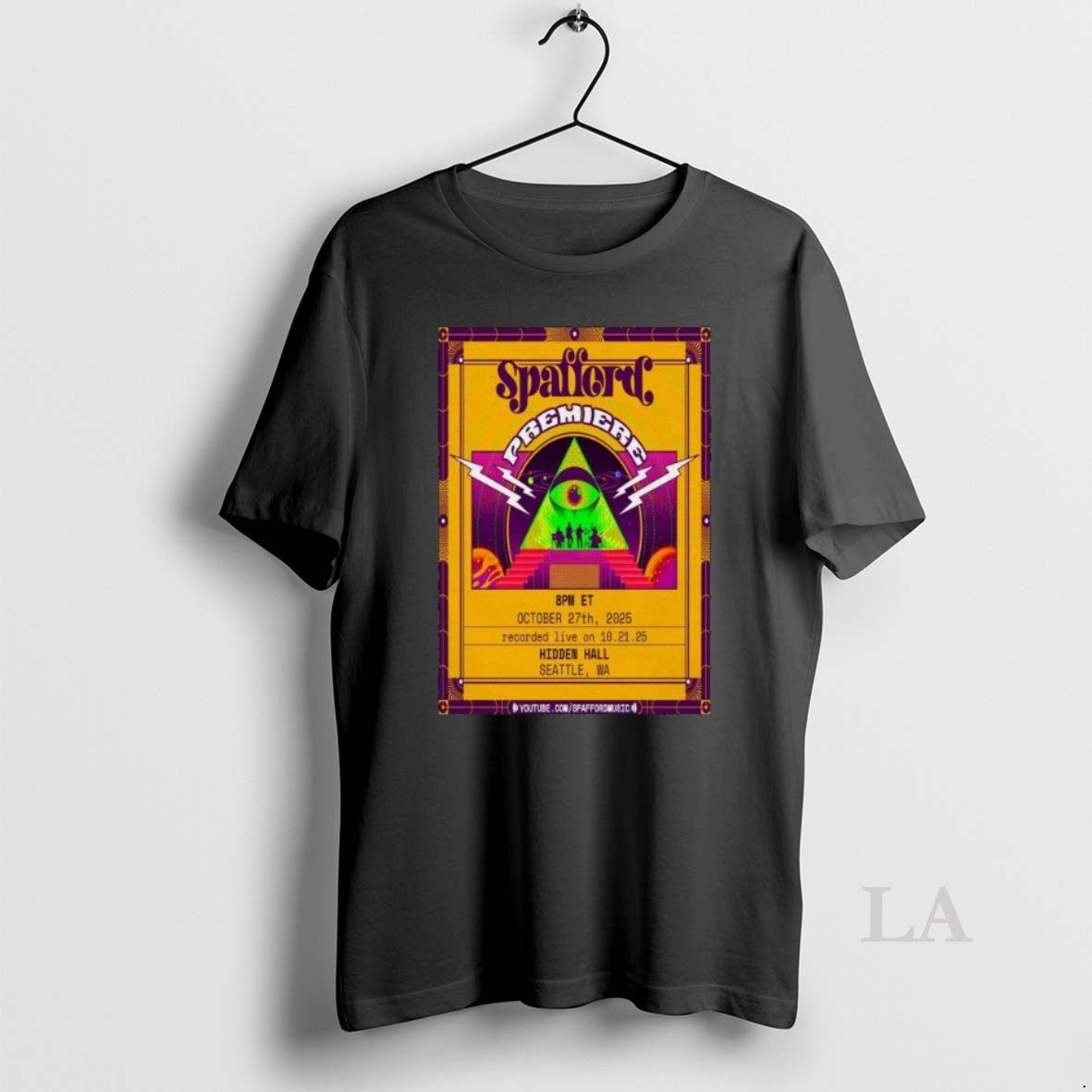 Original Spafford Hidden Hall Seattle Wa October 27 2025 Tour Long Sleve Shirt Hoodie Sweatshirt | PurePodTees.com