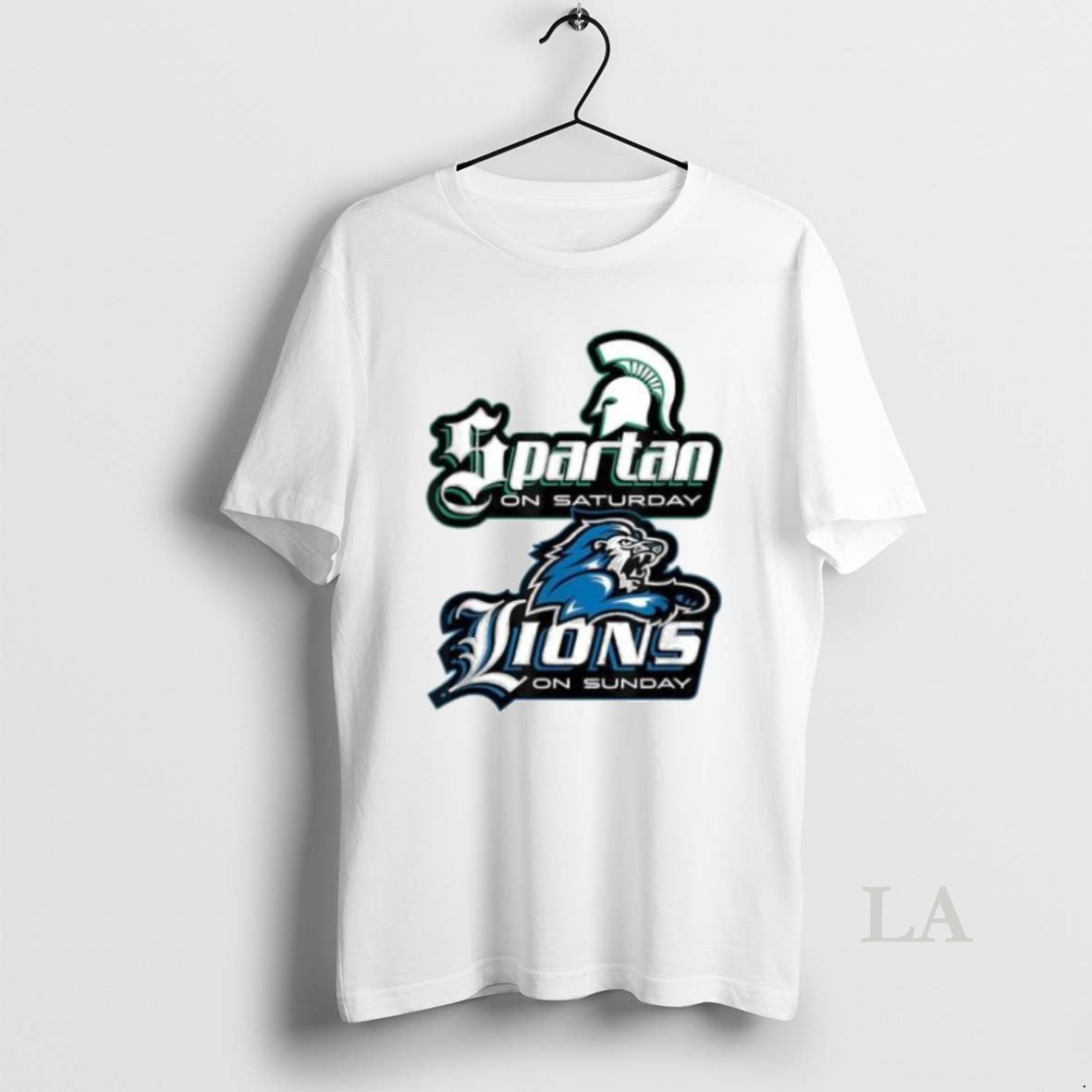 Original Spartan On Saturday Detroit Lions On Sunday Football Shirt Hoodie Sweatshirt | PurePodTees.com
