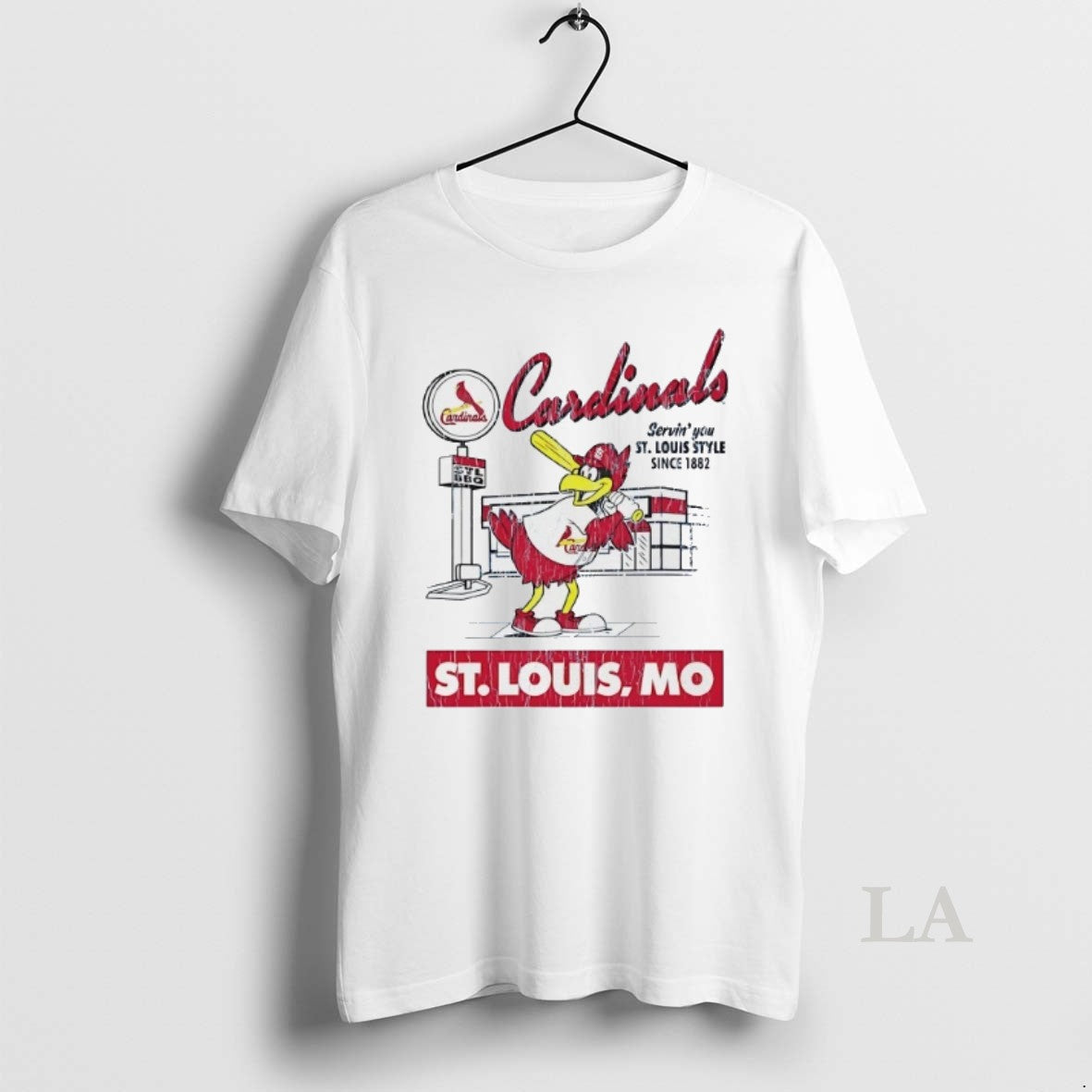Original St Louis Cardinals Serving You St Shirt Hoodie Sweatshirt | PurePodTees.com