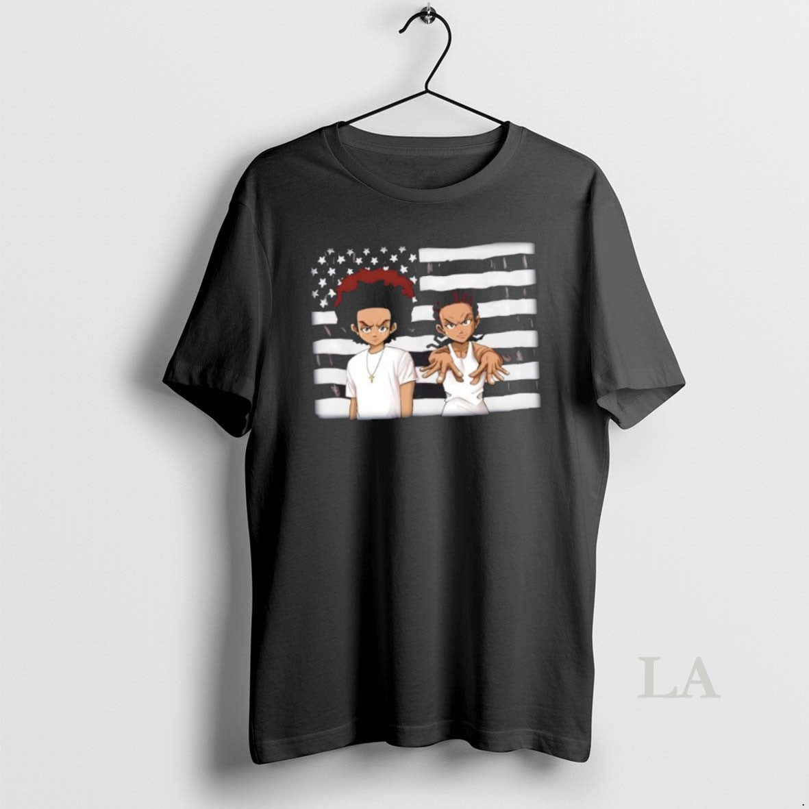 Original Stankonia Boondocks Usa Flag Caricature Shirt Hoodie Sweatshirt | PurePodTees.com