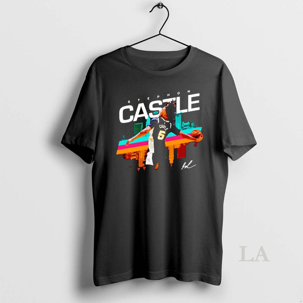 Original Stephon Castle Layups Skyline San Antonio Spurs Shirt Hoodie Sweatshirt | PurePodTees.com