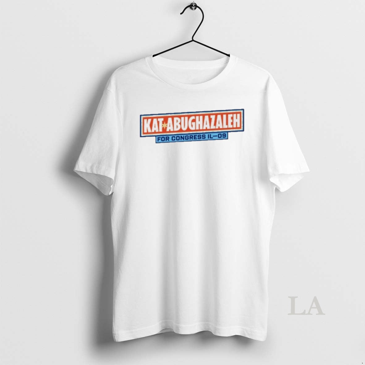 Original Steve Guest Kat Abughazaleh For Congress Illinois Multi Color Logo Shirt Hoodie Sweatshirt | PurePodTees.com