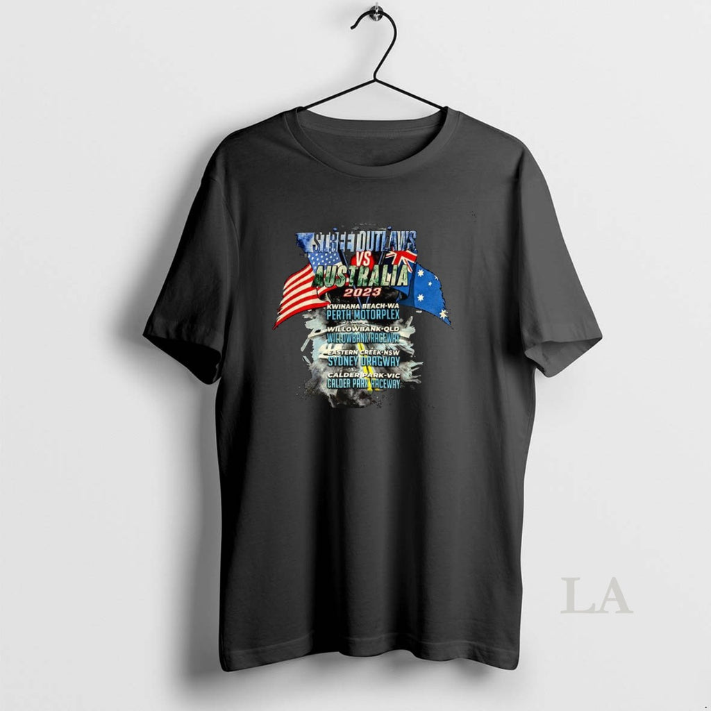 Original Street Outlaws Usa Vs Australia Flag