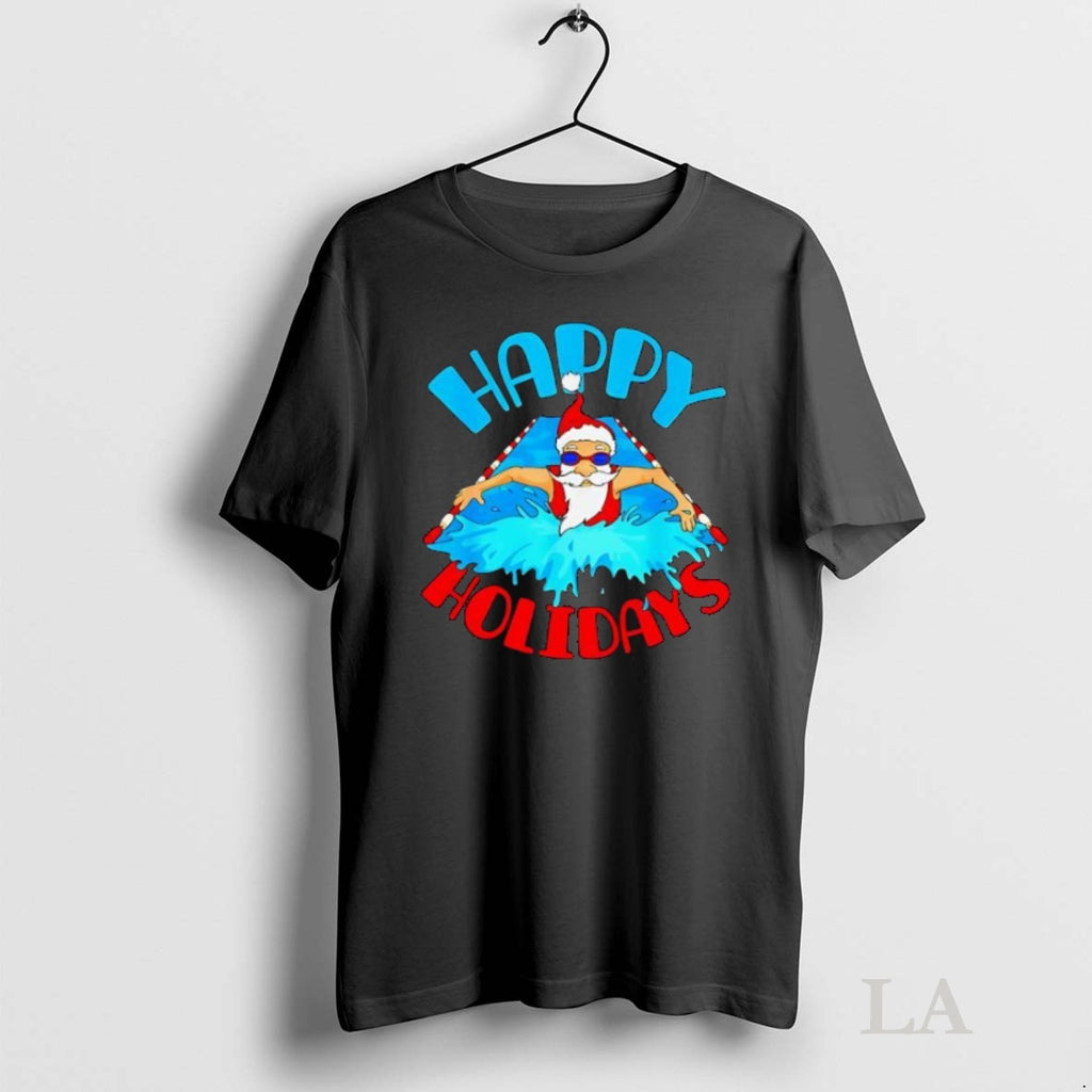 Original Swimming Christmas Santa Meme Shirt Hoodie Sweatshirt | PurePodTees.com