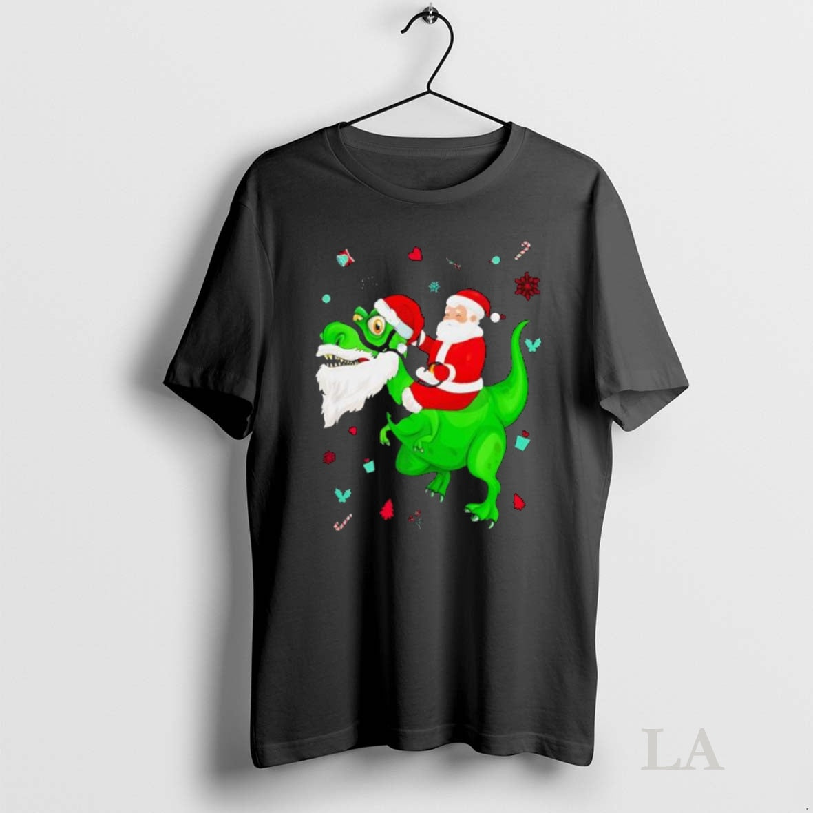 Original T Rex Santa Ride Funny Christmas Shirt Hoodie Sweatshirt | PurePodTees.com