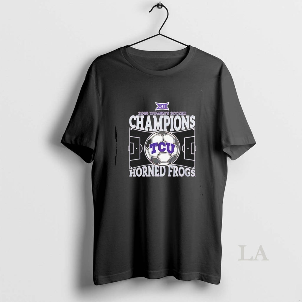 Original Tcu Horned Frogs 2025 Womens Soccer 2025 Big 12 Regular Season Champions Shirt Hoodie Sweatshirt | PurePodTees.com