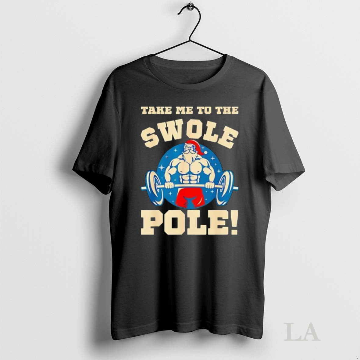Original Take Me To The Swole Le Muscle Santa Christmas Shirt Hoodie Sweatshirt | PurePodTees.com