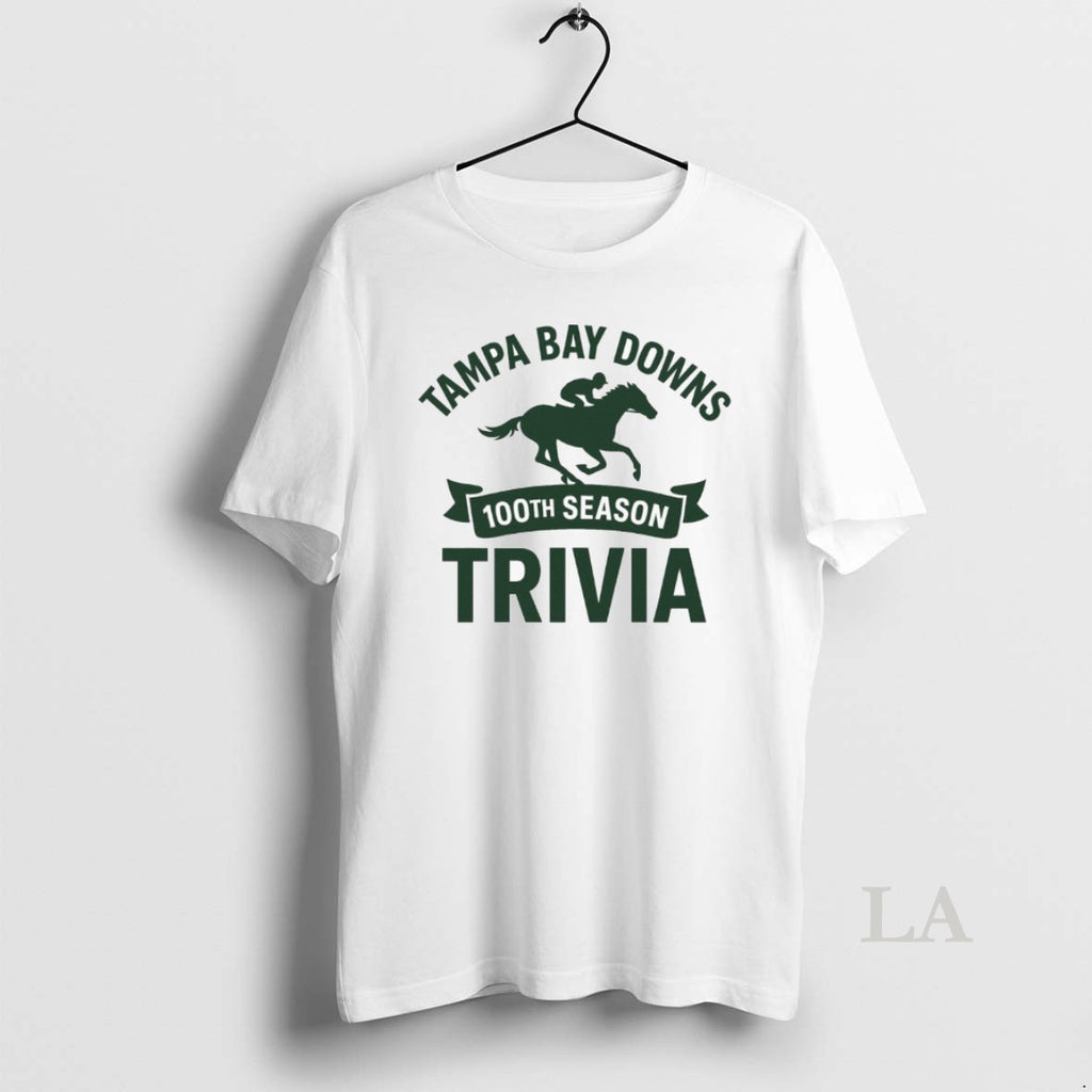 Original Tampa Bay Downs 100th Season Trivia 2025 Shirt Hoodie Sweatshirt | PurePodTees.com