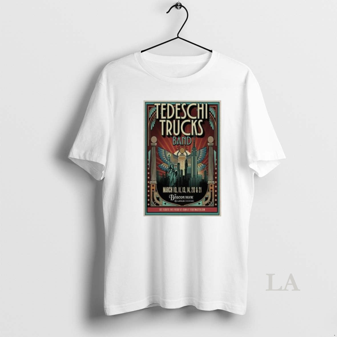 Original Tedeschi Trucks Band The Beacon Theatre New York Ny March 10 21 2026 Shirt Hoodie Sweatshirt | PurePodTees.com