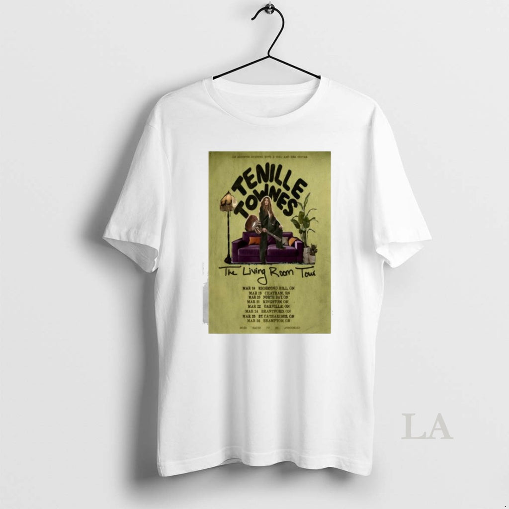 Original Tenille Townes The Living Room 2026 Tour Shirt Hoodie Sweatshirt | PurePodTees.com