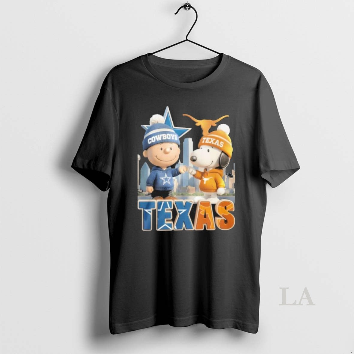 Original Texas Dallas Cowboys Vs Texas Longhorns The Peanuts Fist Bump Shirt Hoodie Sweatshirt | PurePodTees.com