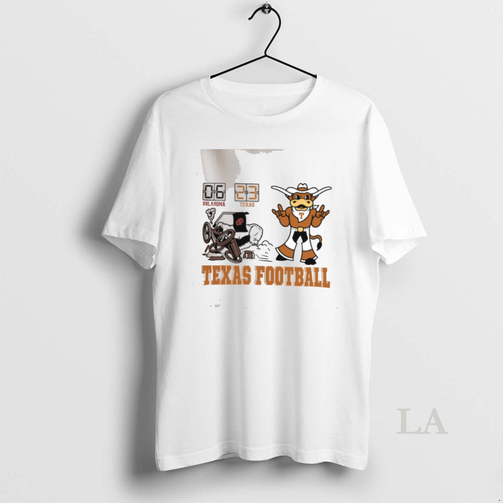 Original Texas Longhorns Vs Oklahoma Sooners 2025 Score 23 6 Hoodie0 Shirt Hoodie Sweatshirt | PurePodTees.com