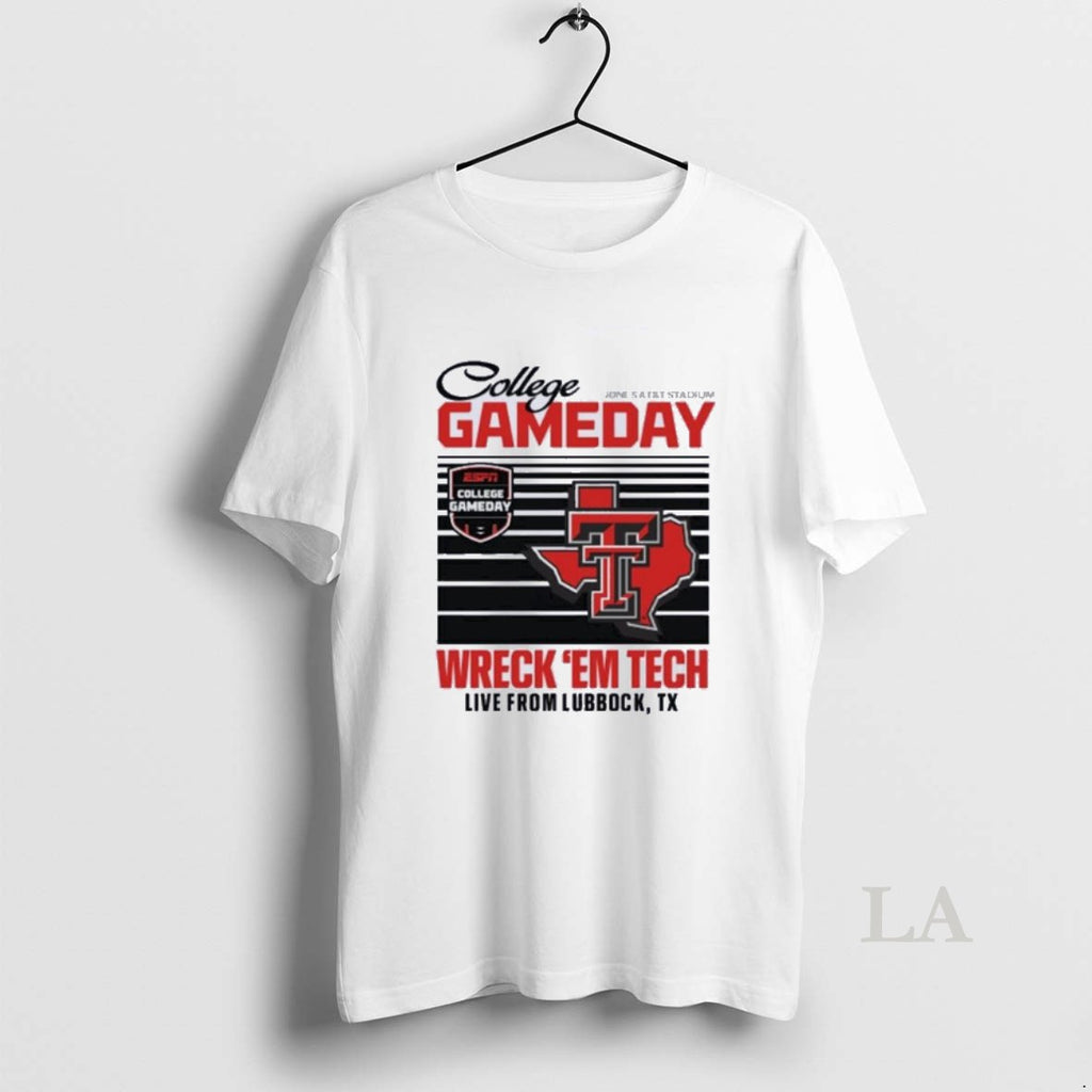 Original Texas Tech Red Raiders College Gameday Wreck Em Live From Lubbock Tx Shirt Hoodie Sweatshirt | PurePodTees.com