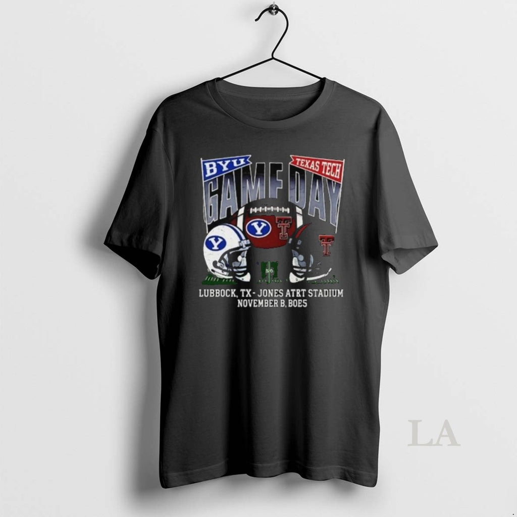 Original Texas Tech Red Raiders Football Vs Byu Cougars Game Day Lubbock Tx Jones Atrt Shirt Hoodie Sweatshirt