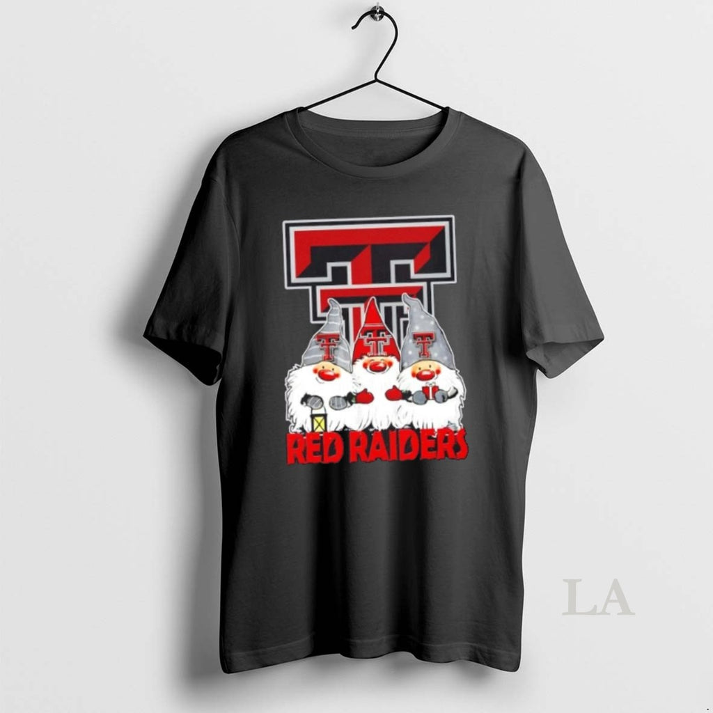 Original Texas Tech Red Raiders X Gnomes Xmas Christmas Shirt Hoodie Sweatshirt | PurePodTees.com