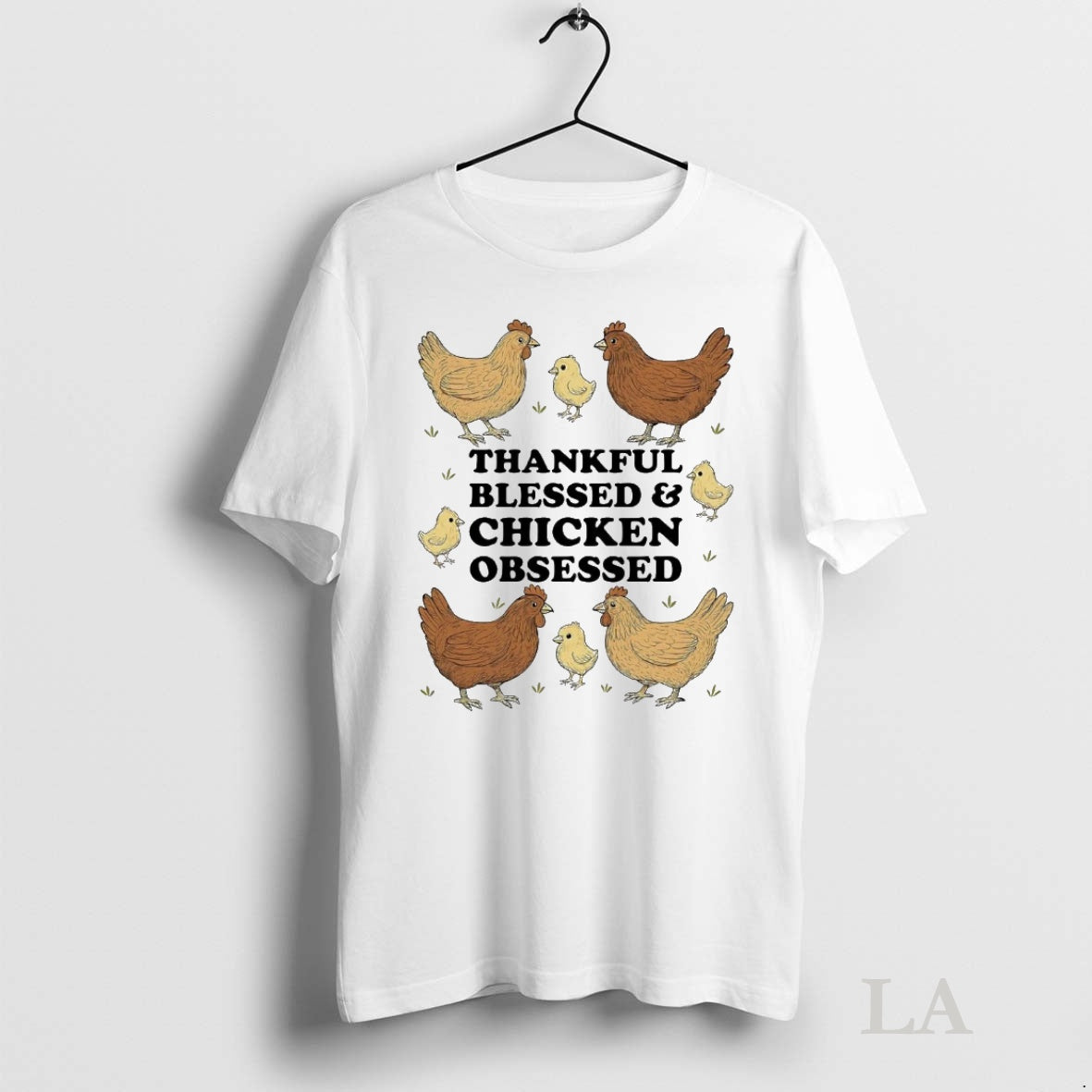 Original Thankful Blessed And Chicken Obsessed Thanksgiving Shirt Hoodie Sweatshirt | PurePodTees.com