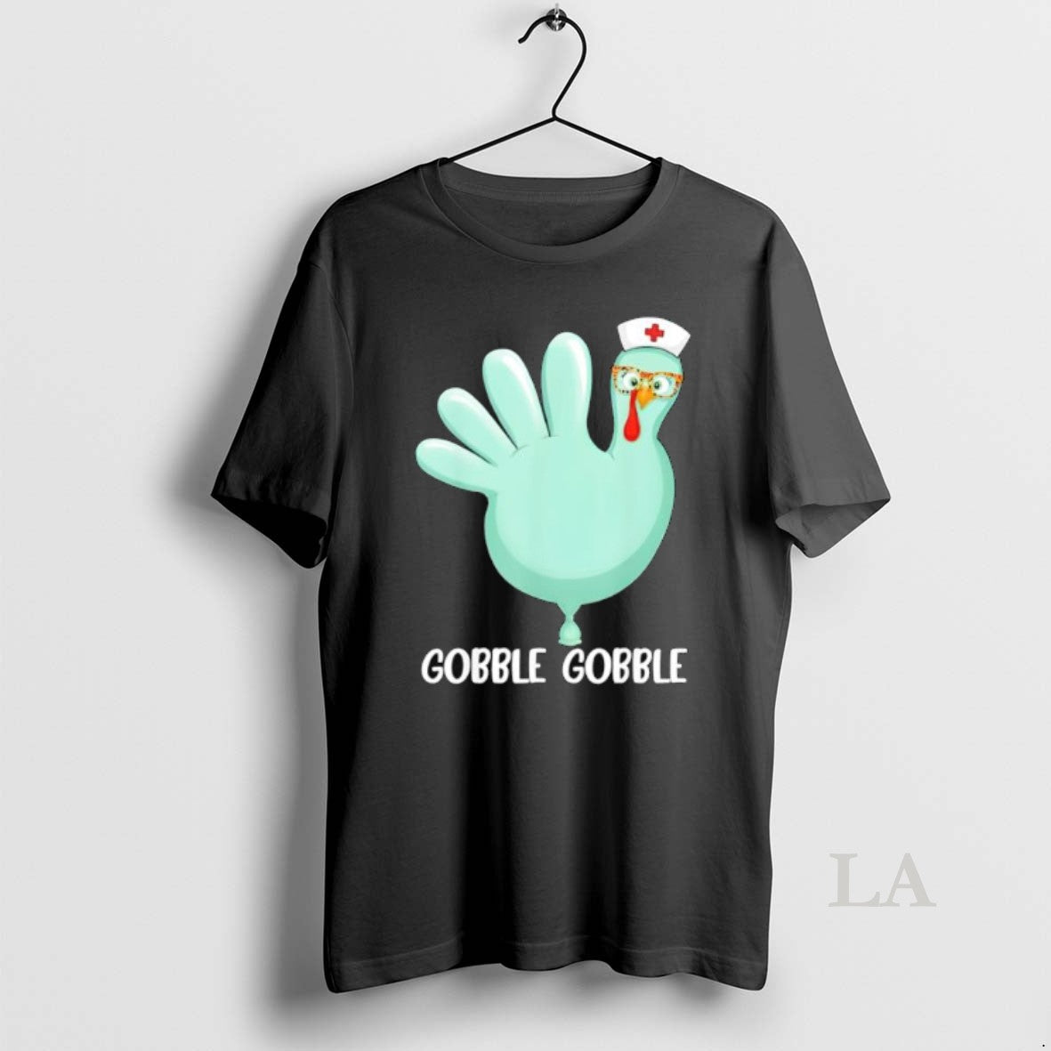 Original Thanksgiving Turkey Glove Gobble Thankful Nurse Medical Fall Shirt Hoodie Sweatshirt | PurePodTees.com