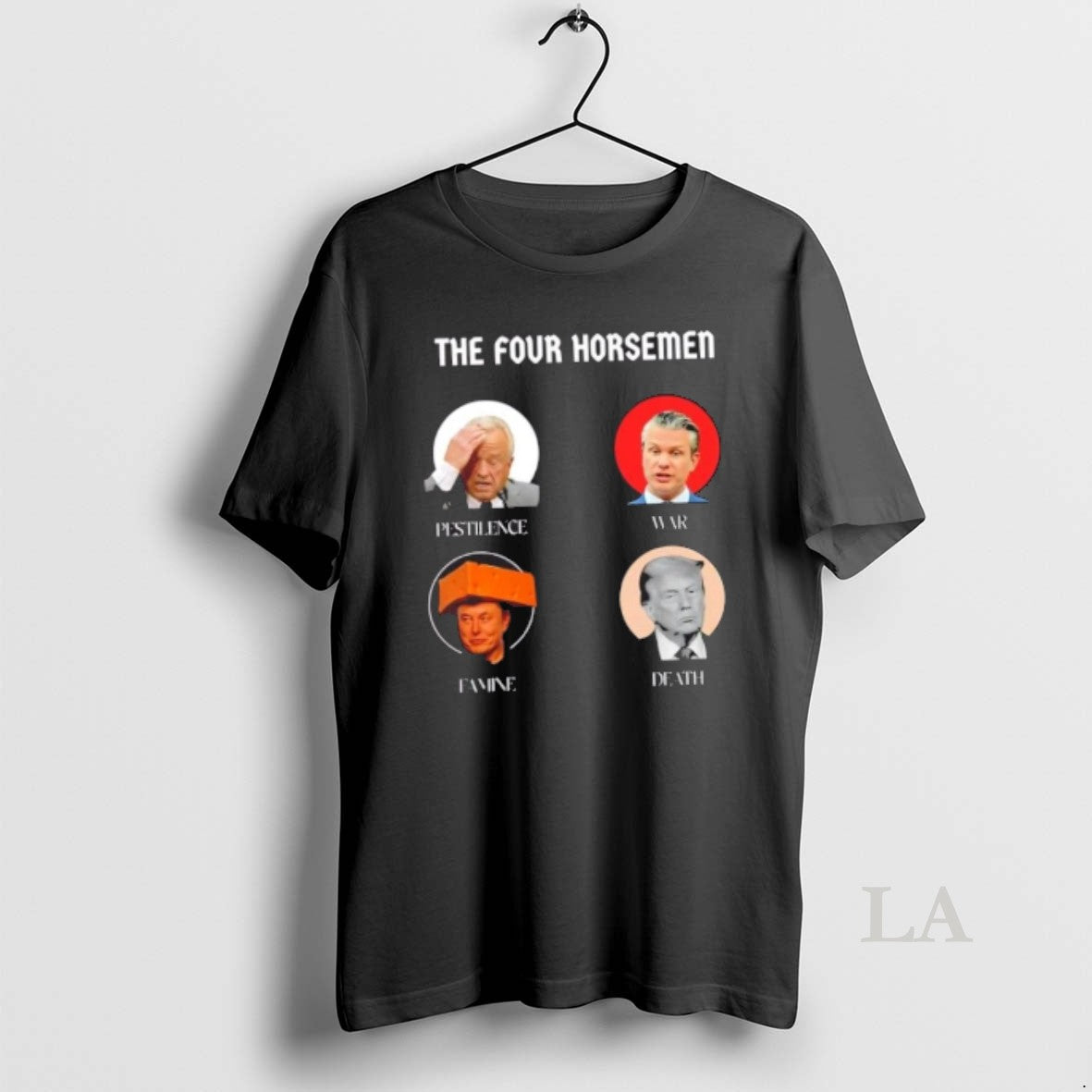 Original The 4 Horsemen Elon Musk Famine Trump Death Shirt Hoodie Sweatshirt | PurePodTees.com