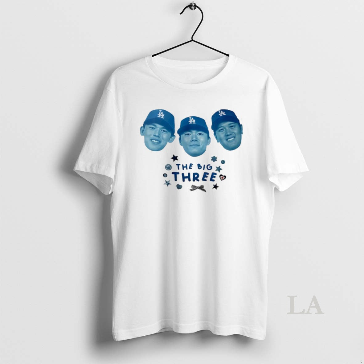 Original The Big Three Ohtani Yamamoto And Sasaki Shirt Hoodie Sweatshirt | PurePodTees.com