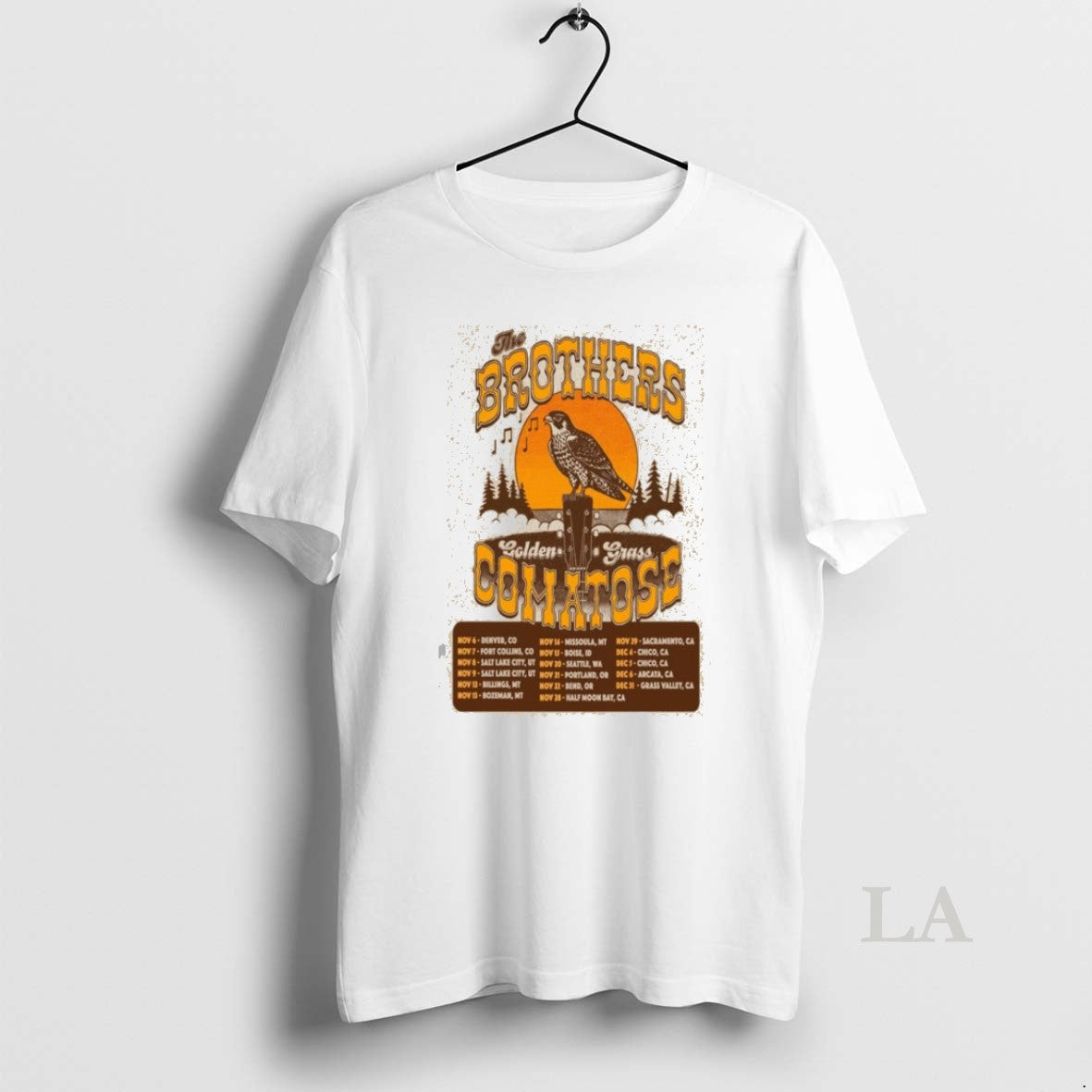 Original The Brothers Comatose November December Tour 2025 Shirt Hoodie Sweatshirt | PurePodTees.com