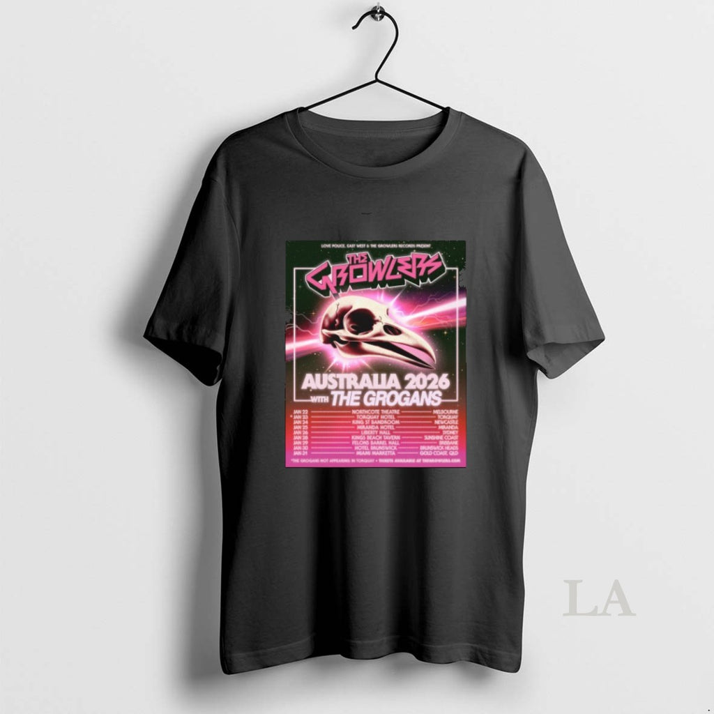 Original The Growlers Australia Tour 2026 Dates Shirt Hoodie Sweatshirt | PurePodTees.com