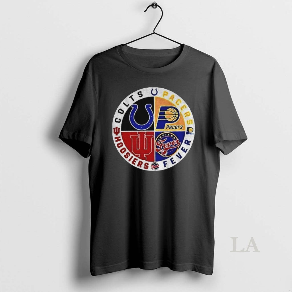 Original The Indiana Pacers Fever Colts Hoosiers Mashup Logo 2025