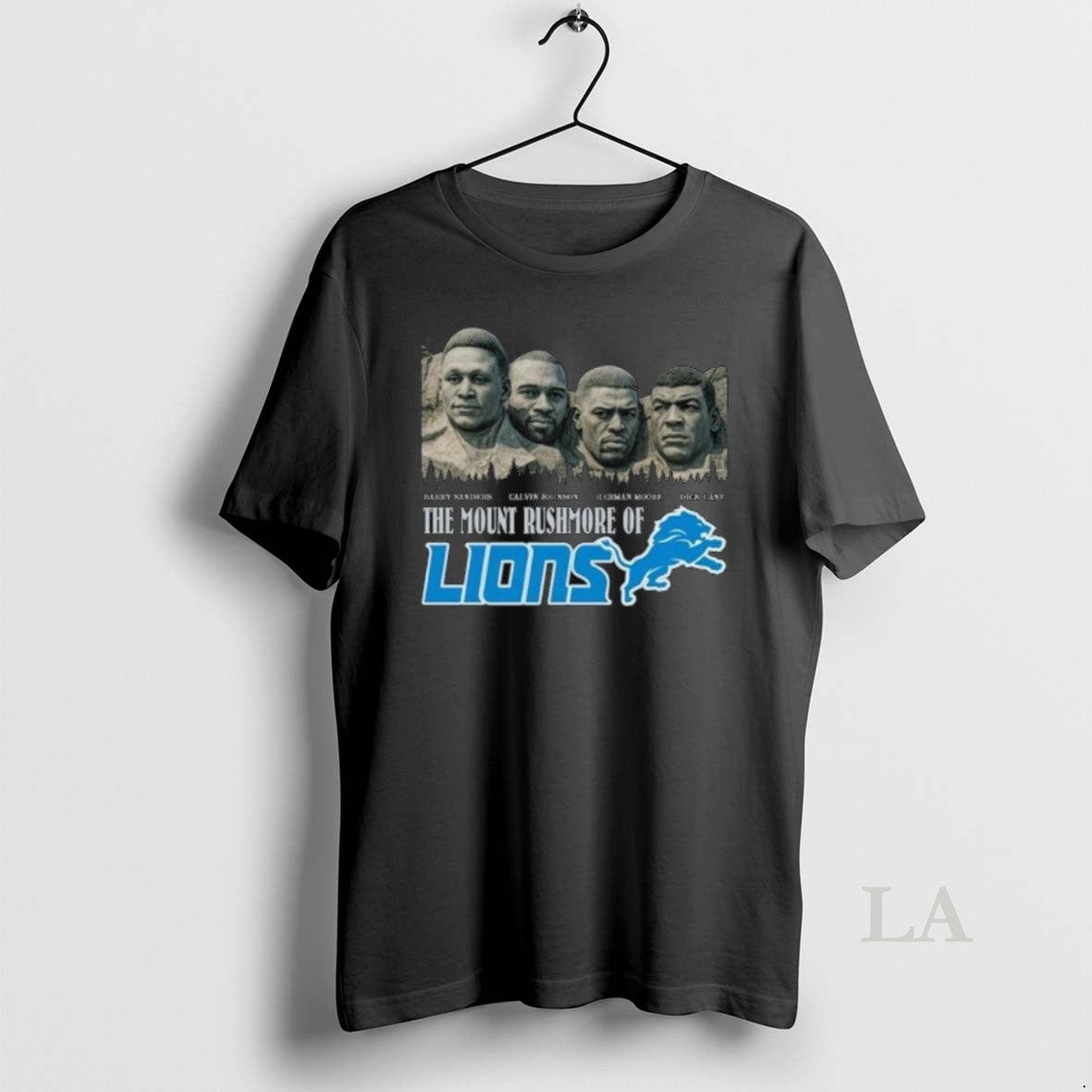 Original The Mount Rushmore Of Detroit Lions Legends 2025 Long Sleve Shirt Hoodie Sweatshirt | PurePodTees.com