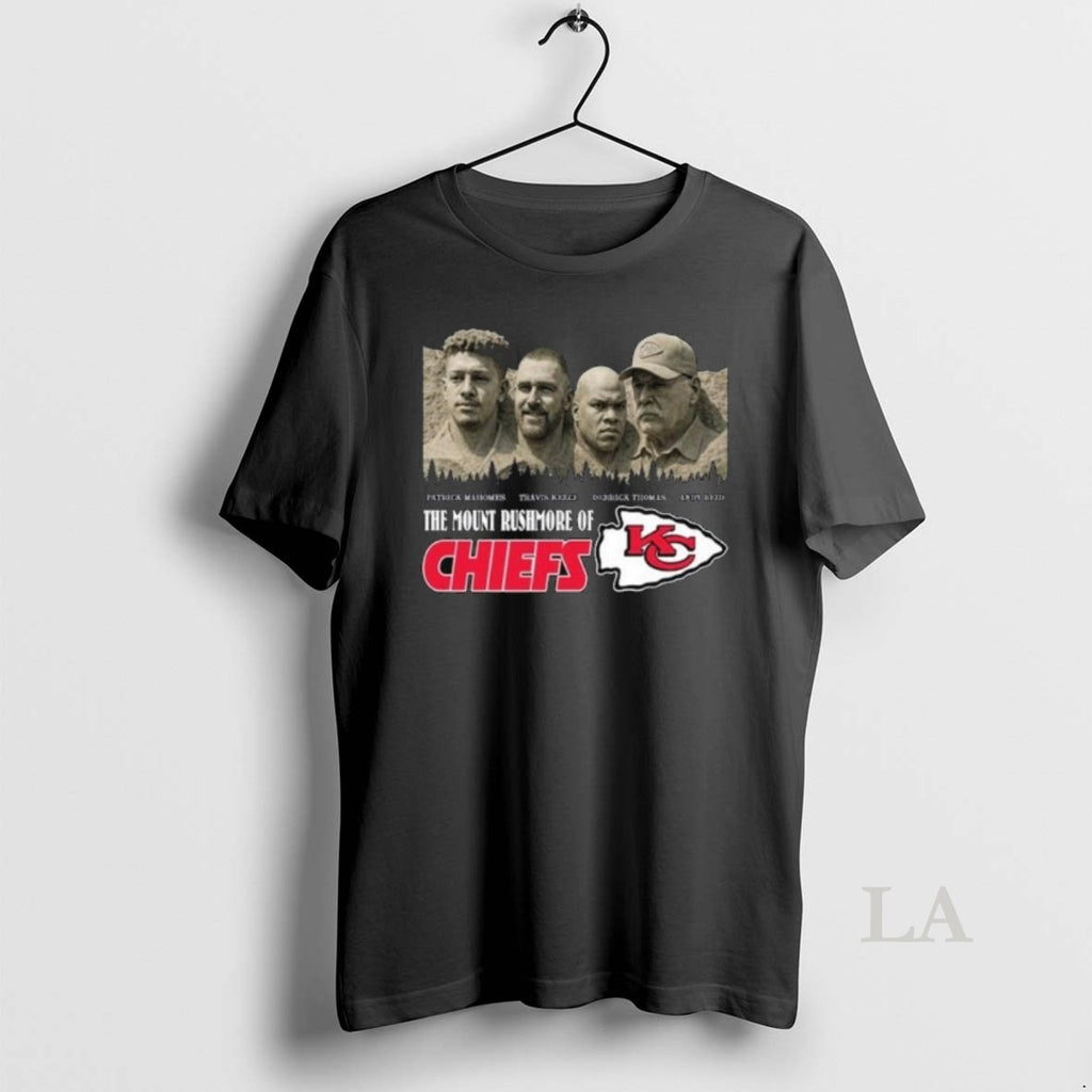 Original The Mount Rushmore Of Kansas City Chiefs Legends 2025 Long Sleve Shirt Hoodie Sweatshirt | PurePodTees.com