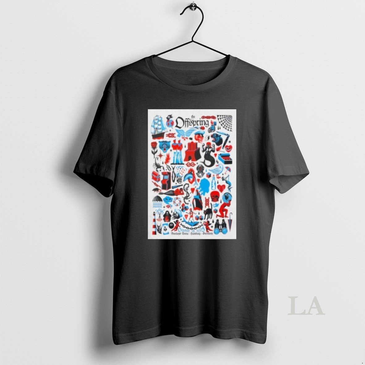 Original The Offspring On Oct 28 2025 In Hamburg Germany Tour Shirt Hoodie Sweatshirt | PurePodTees.com