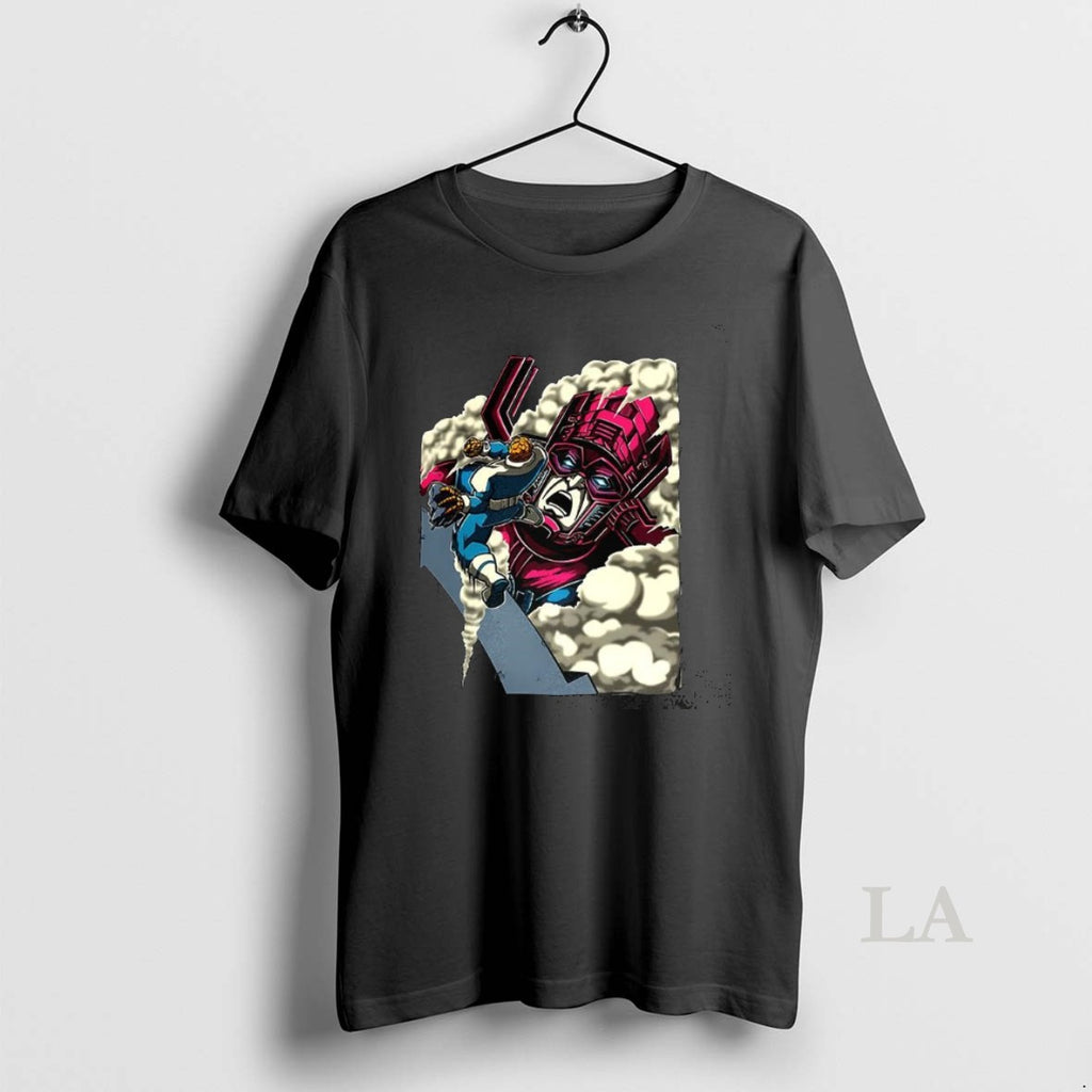 Original The Thing Attack Galactus Clobbering On Titan Shirt Hoodie Sweatshirt | PurePodTees.com