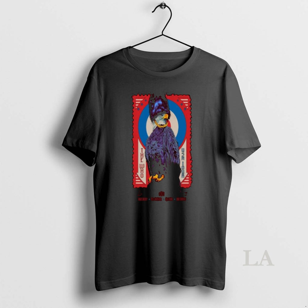 Original The Who 60th Anniversary 2025 Usa Tour Long Sleve Shirt Hoodie Sweatshirt | PurePodTees.com