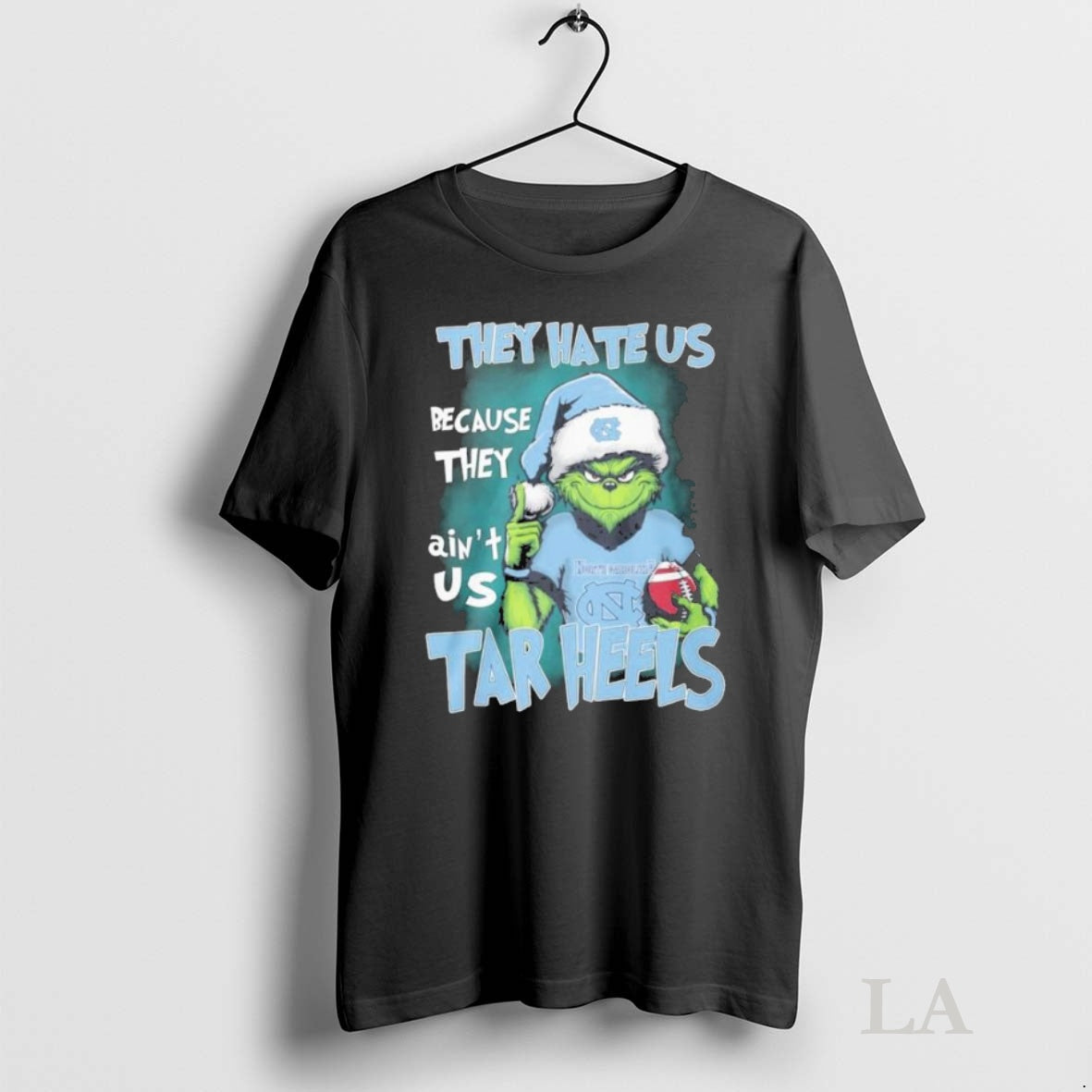 Original They Hate Us Cause They Aint Us Grinch Unc Tar Heels Shirt Hoodie Sweatshirt | PurePodTees.com